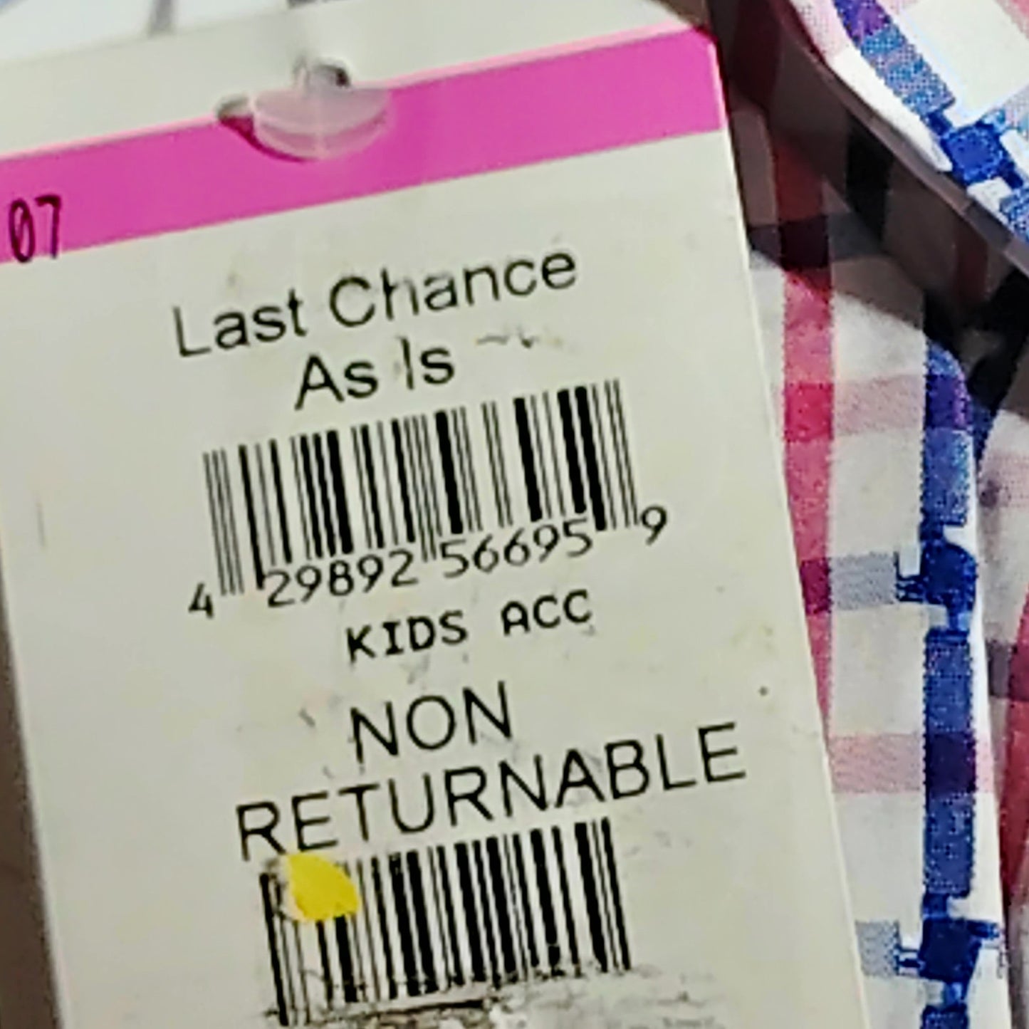 Andrew Fezza 3PC Vest Shirt Tie Dress Outfit Pink Blue Plaid 6/9 Months