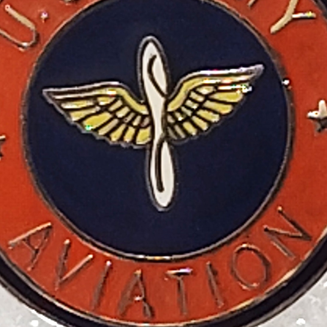 Army Aviation Branch Winged Propeller Novelty Hat/Lapel/Brooch Metal Enamel Pin