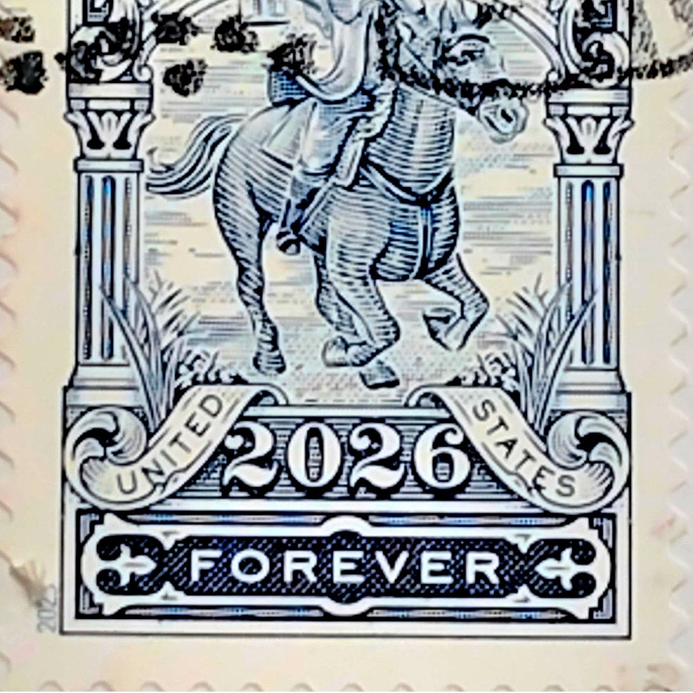 2025 USA Boston 2026 Midnight Rider Forever Stamp Scott 6030 - Canceled