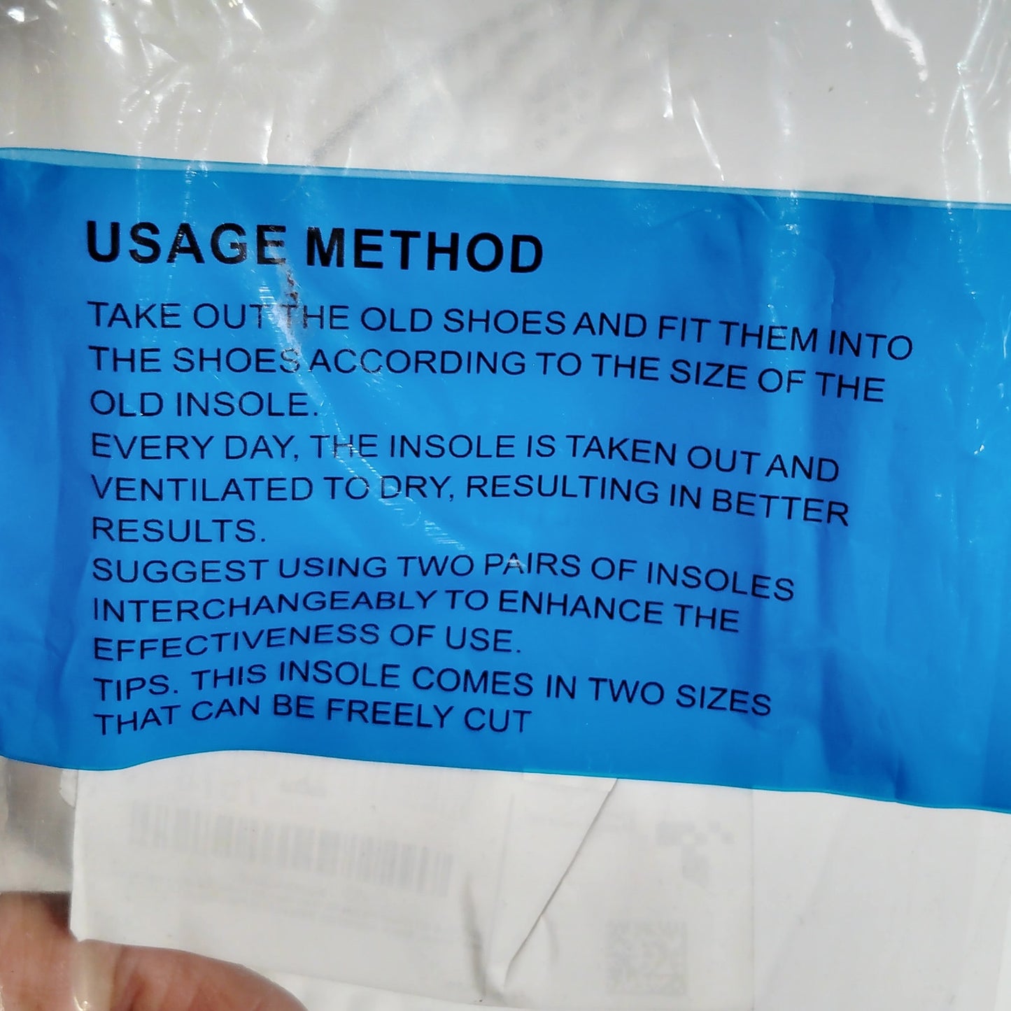 4D Cloud Insoles Memory Foam Arch Support Shock‑Absorbing L Men 11‑13 Black