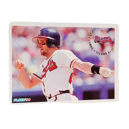 Mark Lemke, Atlanta Braves, #363, 1994 Fleer Baseball Collector's Card