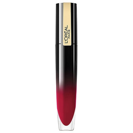 L'Oréal Paris Brilliant Signature Shiny Lip Stain – Be Powerful 312, High-Impact Glossy Finish