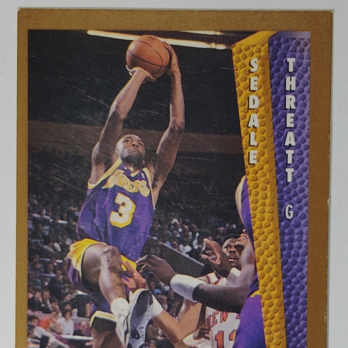 1992–93 Fleer Sedale Threatt #113 – Los Angeles Lakers – Guard – NBA Card