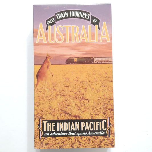 Great Train Journeys of Australia The Indian Pacific 2‑Tape VHS Boxed Set 1996