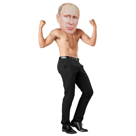 Vladimir Putin, Mr. Russia Mask - Foam Costume Head, 18.5" x 12.5" x 1.5"