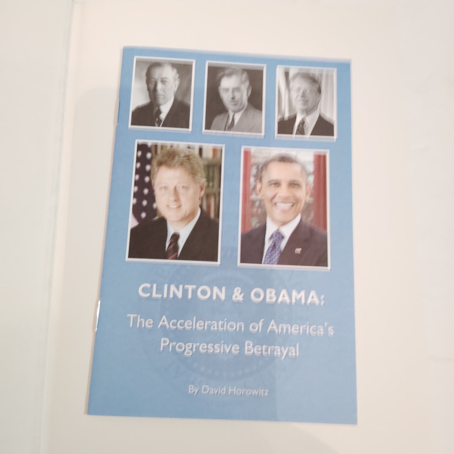 Blood Feud Clintons vs Obamas 2009 Hardcover Excellent Cond Underlined Notes LN