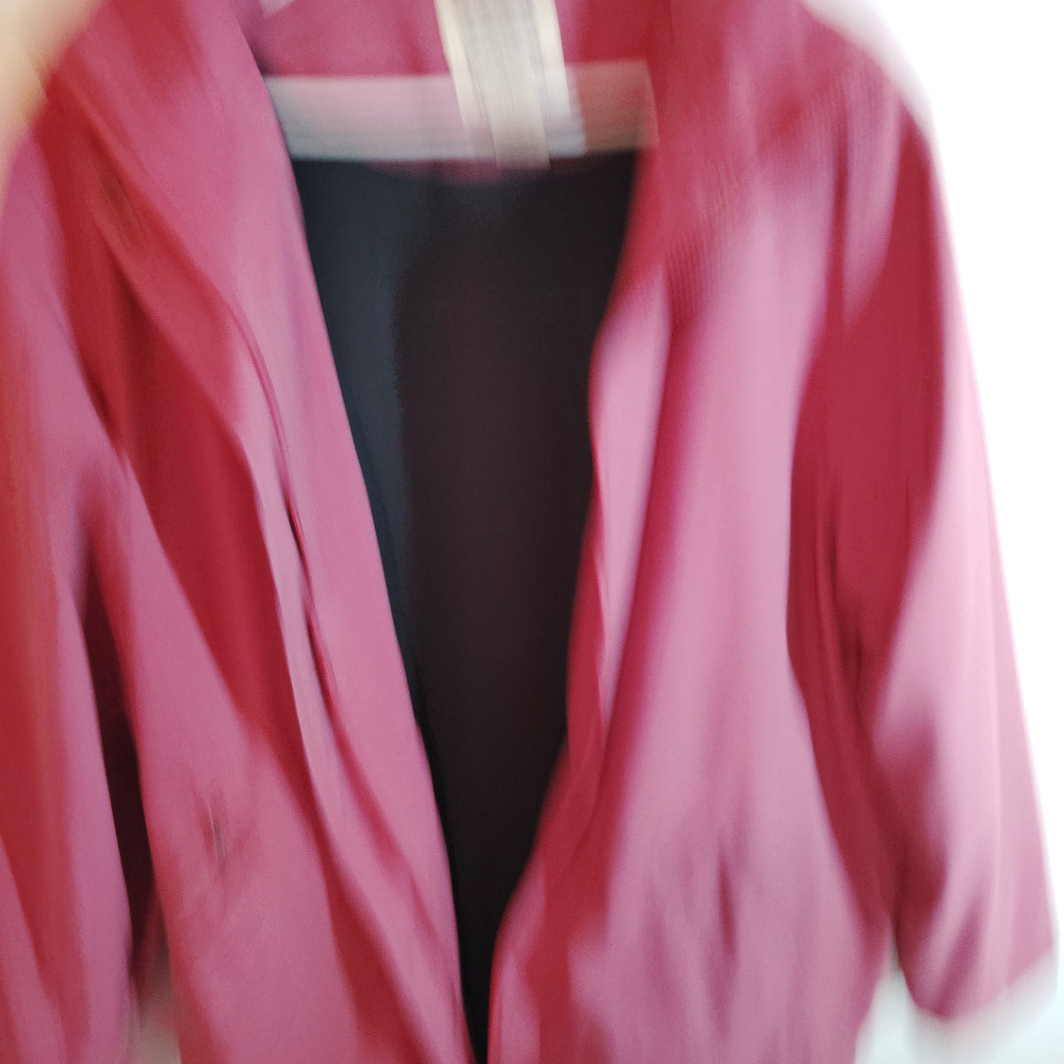 TravelSmith Women's Red Lightweight Travel Jacket Size L Zip Front Coat
