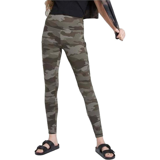 Wild Fable Women’s High‑Waisted Ultra Soft Leggings – Green Camo – Small