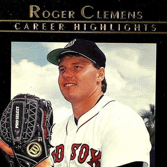 1992 Fleer Roger Clemens Career Highlights Card #14, The Heat of the Moment, NM+