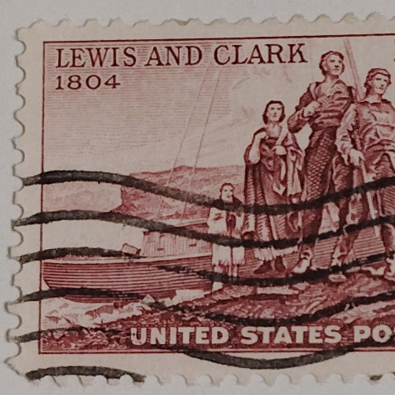 1954 3¢ Lewis and Clark Expedition Stamp Scott #1063 150th Anniversary Sacagawea