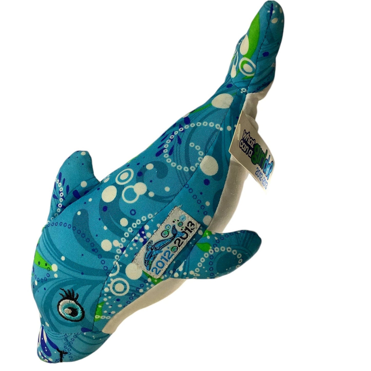 Girls Scout 11" Plush Dolphin, "What Can a Girl Do?" Compaign 2012-2013, LN
