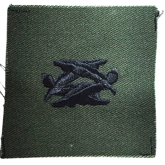 Pre-1989 USAF Cap Device Subdued Embroidered Senior Master Sergeant, ODG, Sew-On