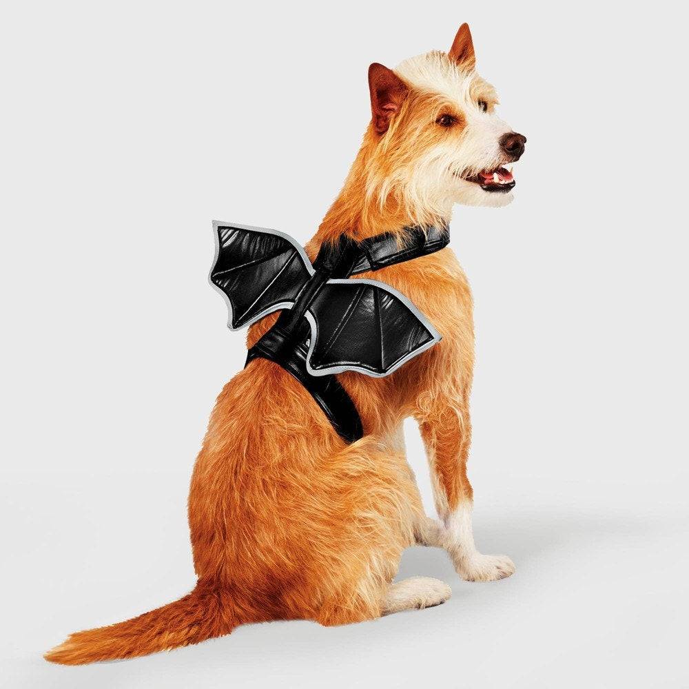 Title: Hyde & EEK! Boutique Reflective Bat Wings Rider Dog Costume – Size L/XL