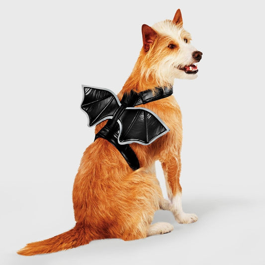Title: Hyde & EEK! Boutique Reflective Bat Wings Rider Dog Costume – Size L/XL