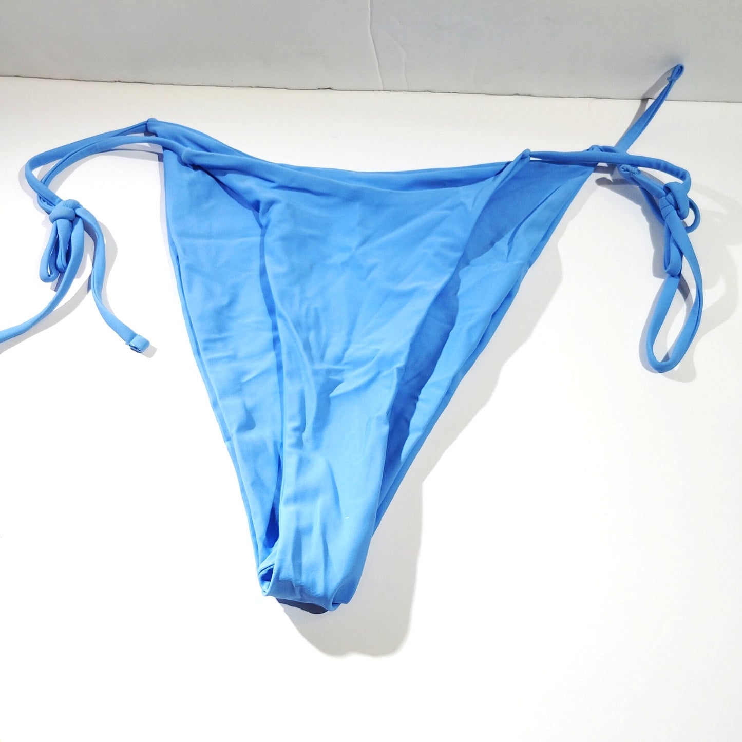 Light Blue Tie‑Side Bikini Bottoms – Small – NWOT