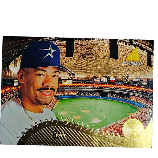 1995 Pinnacle Derek Bell Card #362 Houston Astros OF VG/EX