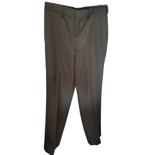 Vintage 1989 USMC Poly/Wool Blend Service Trousers, 34L, Green Shade 2212