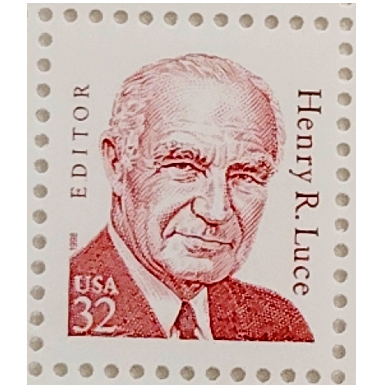 Block of 4 – 1998 USA 32¢ Henry R. Luce MNH Scott 2935 Great Americans