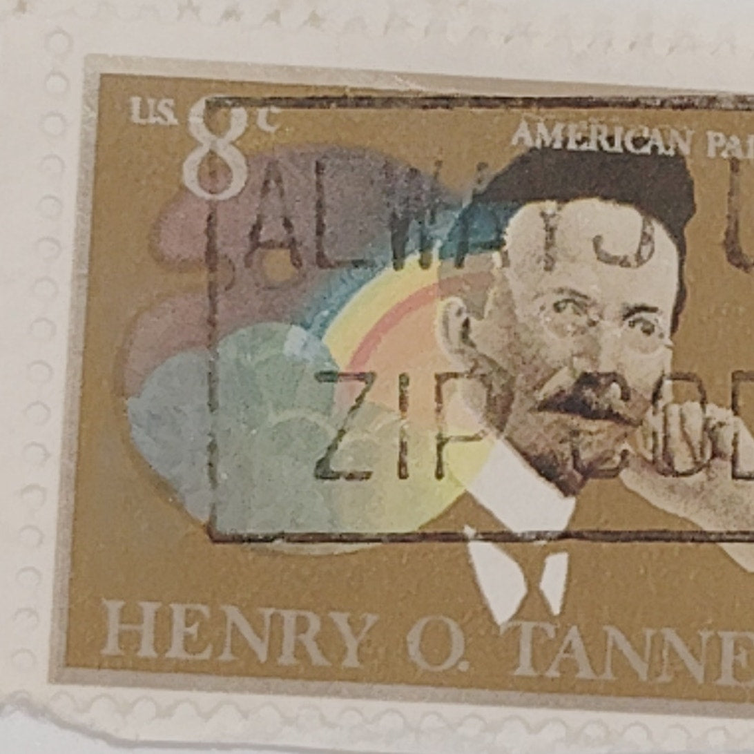 1973 Henry O. Tanner Stamp – 8¢ – Used – African-American Artist – Scott #1486