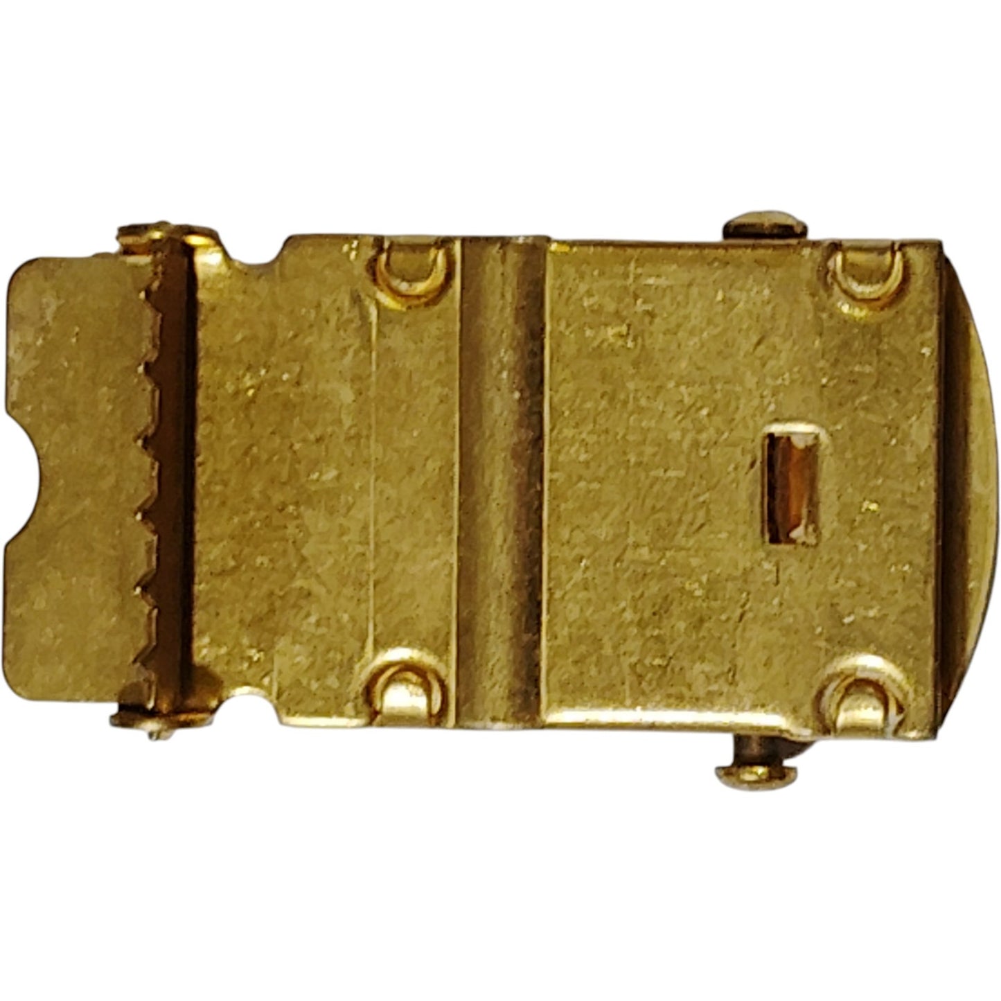 VTG Creative Edge Brass Belt Buckle – 1-5/16" Fits 1¼" Web Belts, Stamped US CE