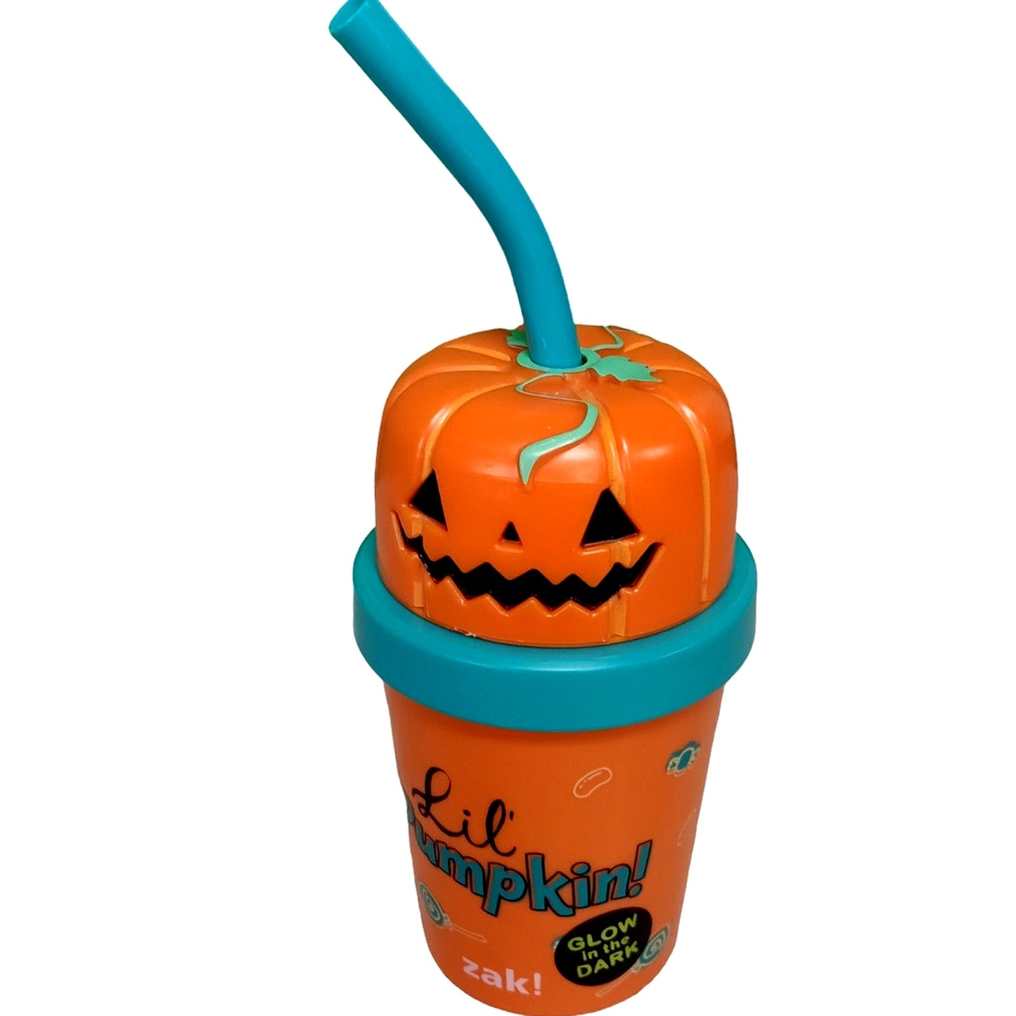 3 PC Glow-in-the-Dark Halloween Halloween 13 oz Cup Set - 2 x Pumpkin, 1 x Ghost