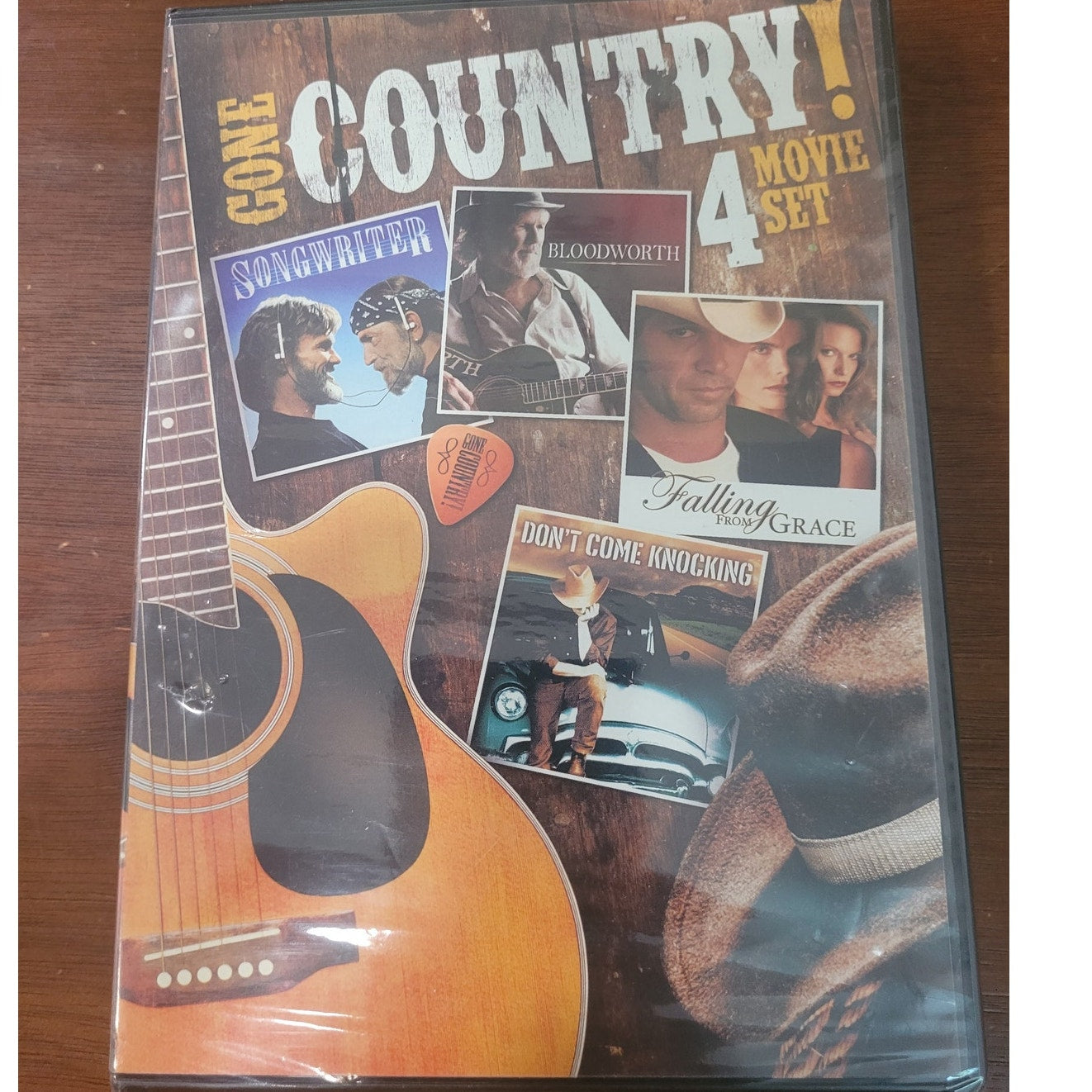 4 Movie DVD Set – Songwriter, Bloodworth, Falling Grace, Don’t Come Knocking