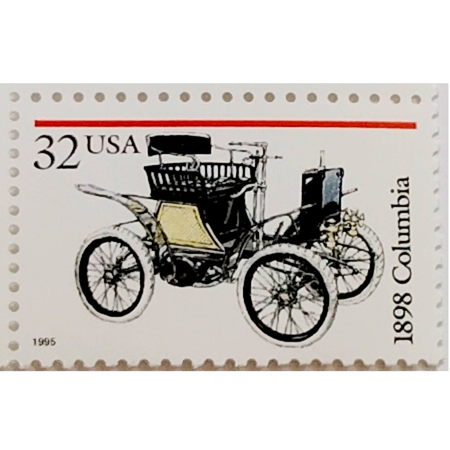 Block of 10 – 1995 USA 32¢ Antique Automobiles MNH Scott 3019–3023