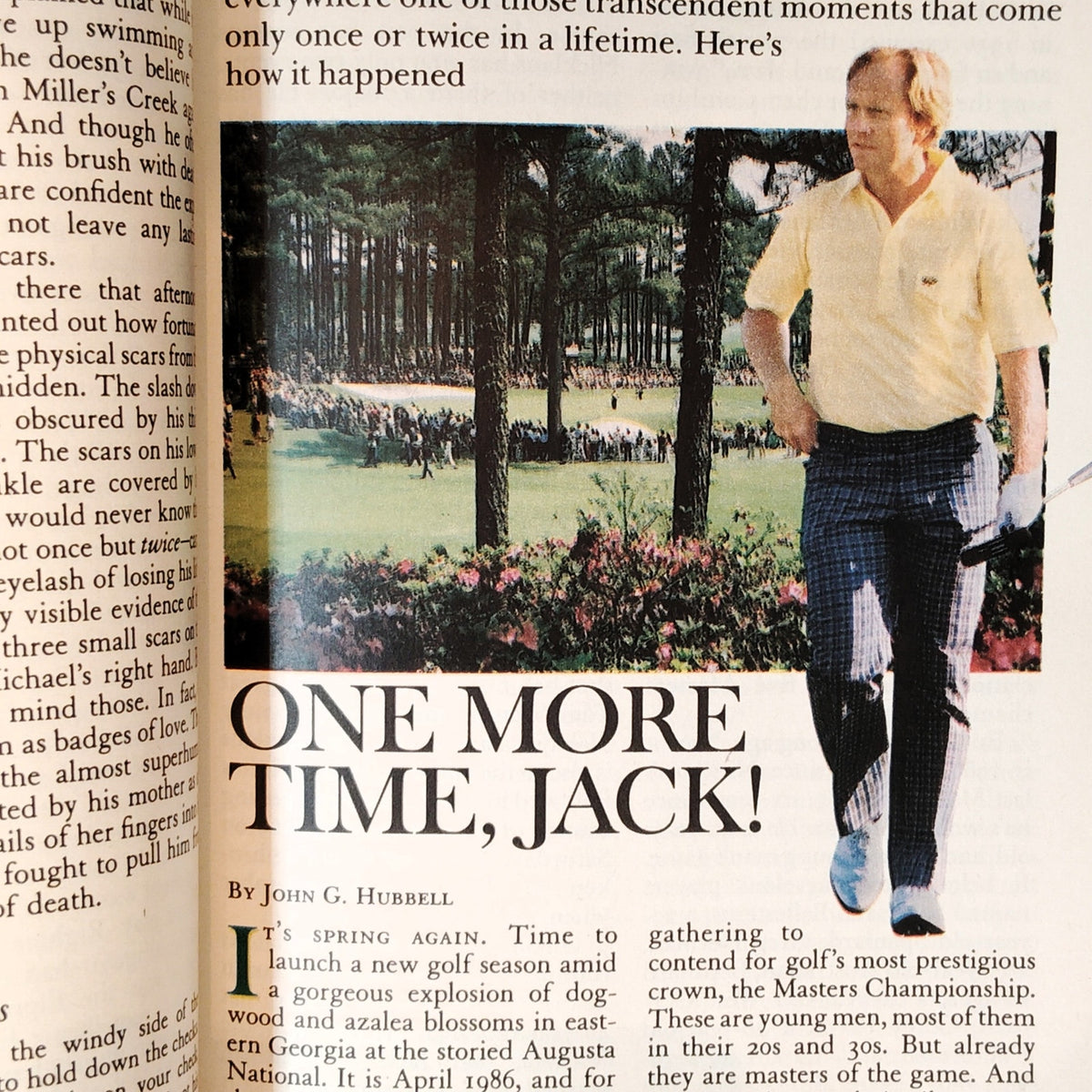 Readers Digest April 1987 Magazine VTG Back Issue Jordan's Spring, Jack Nicklaus
