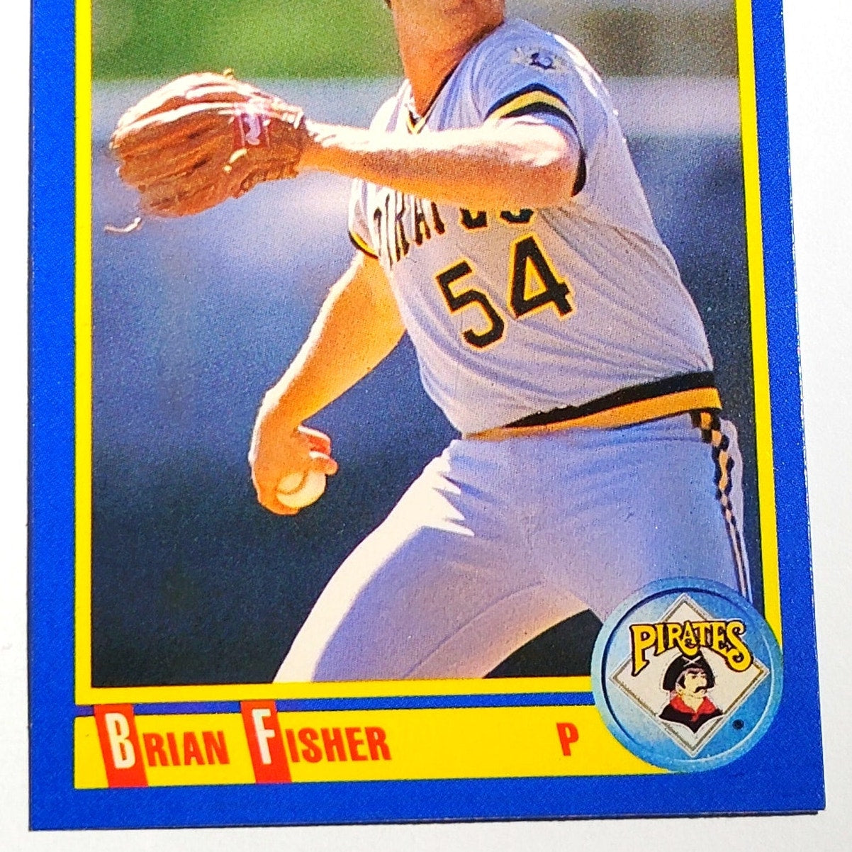 1990 Score Brian Fisher #547 Pittsburgh Pirates Pitcher MLB Baseball EX