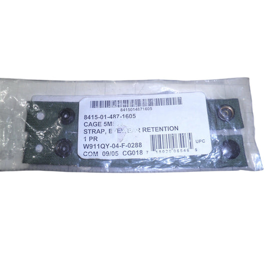 ACH Eyewear Retention Strap, NSN 8415-01-487-1605, Foliage Green, MIL-DTL-32134