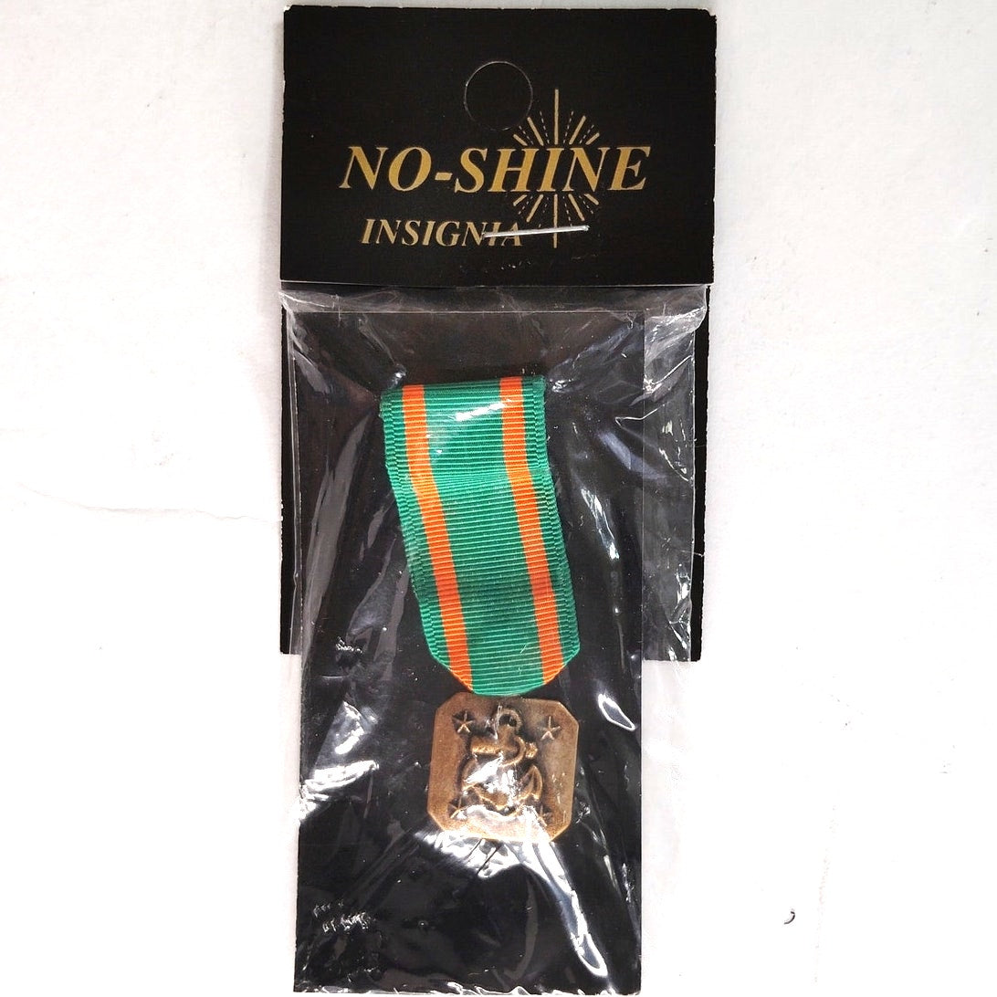 Mini Navy Marine Corps Achievement Award Medal, 11/16"SQ x 2-1/4"H Overall