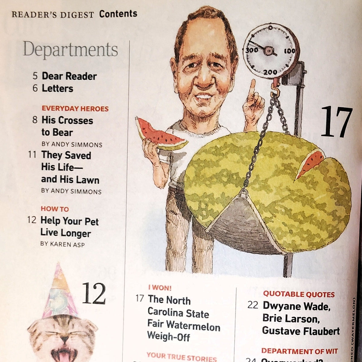 Reader's Digest July/August 2019 America the Tasty Magazine Back Issue