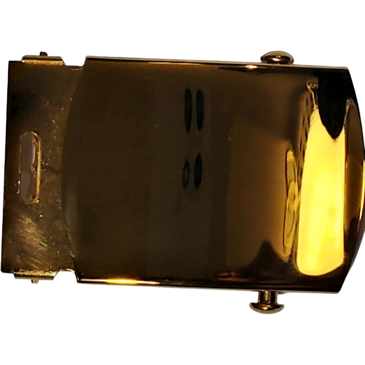 2012 Creative Edge Brass Belt Buckle – 1-5/16" Fits 1¼" Web Belts, Stamped US CE