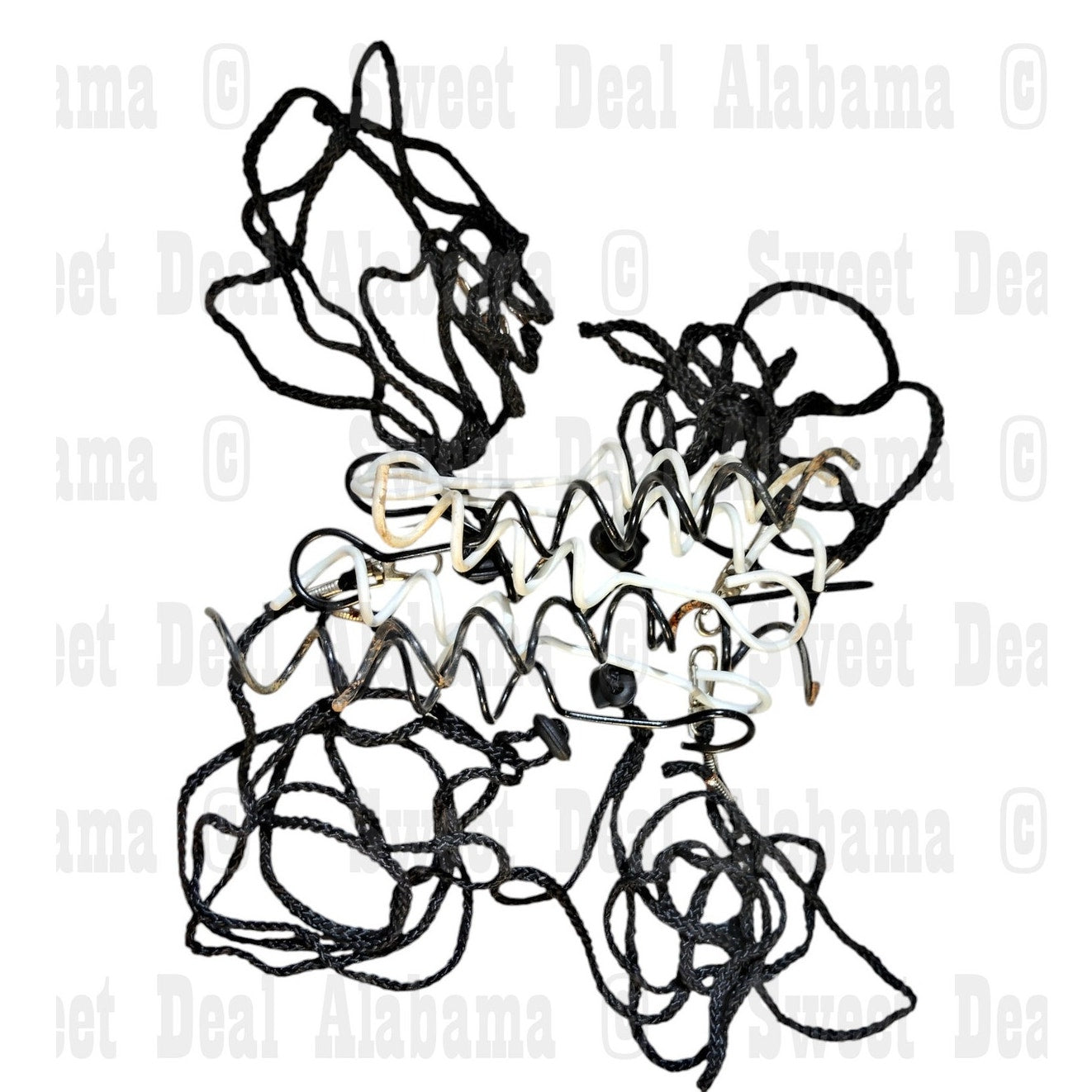 8 Spiral Stakes w/ 36" Cords – Guyline Kit, Hoo Hook Ends, Tent/Tarp Anchors