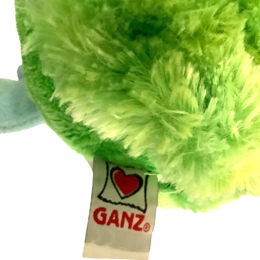 2008 Webkinz Ganz Parakeet, Green/Yellow Feathers, 9" EUC
