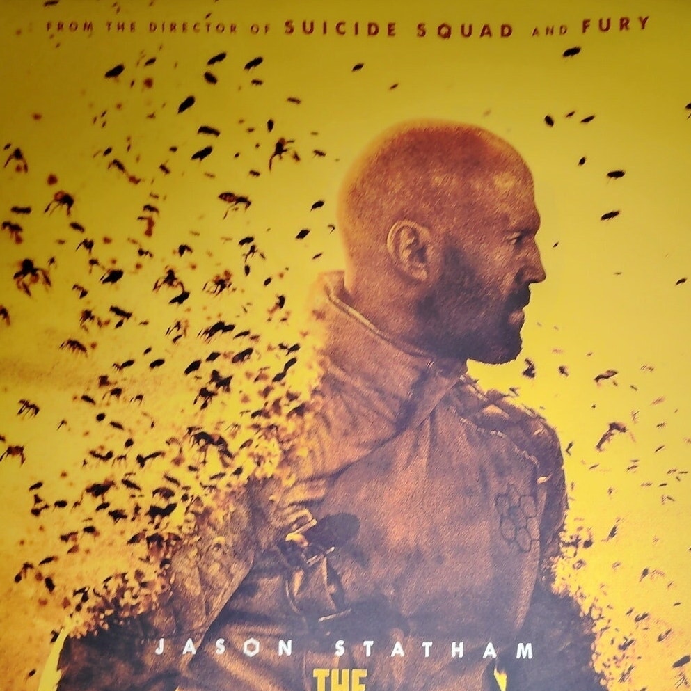 The Beekeeper Movie Canvas Poster 16x24 Action Wall Art Print Unframed