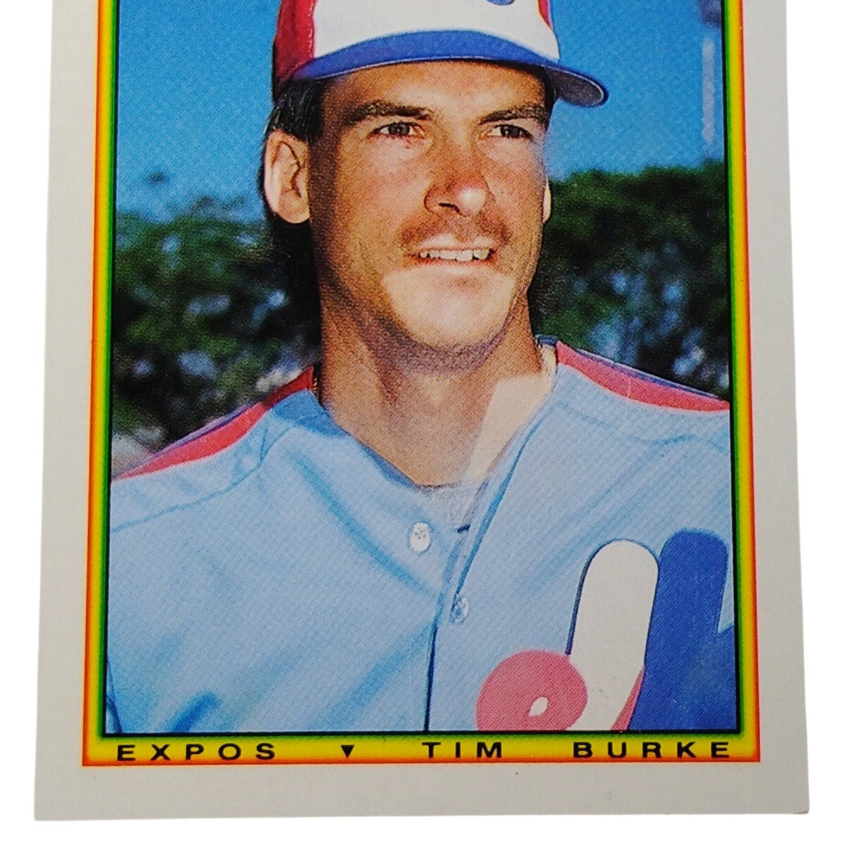 1990 Bowman Tim Burke #103 Montreal Expos Pitcher MLB Baseball Card NM