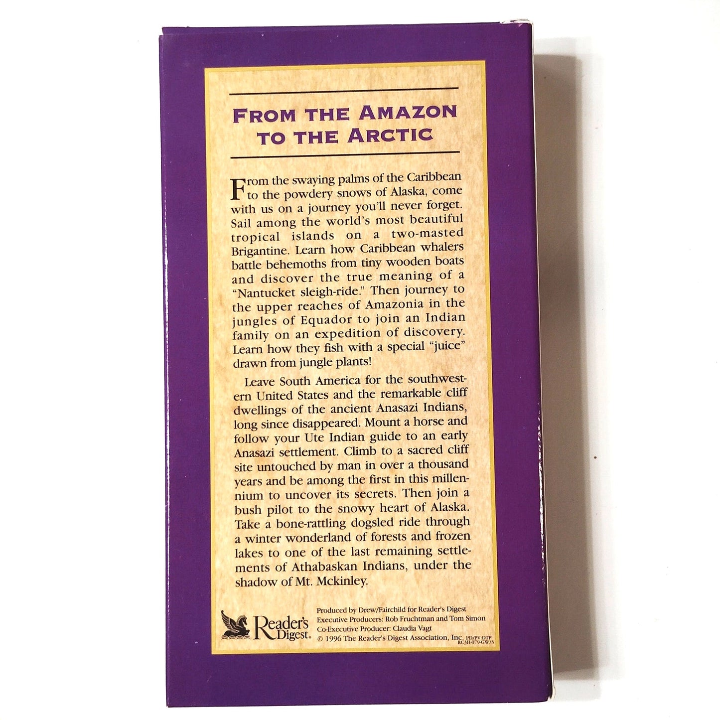 Incredible Journeys Around the World VHS (3) Boxed Set Reader’s Digest 1996