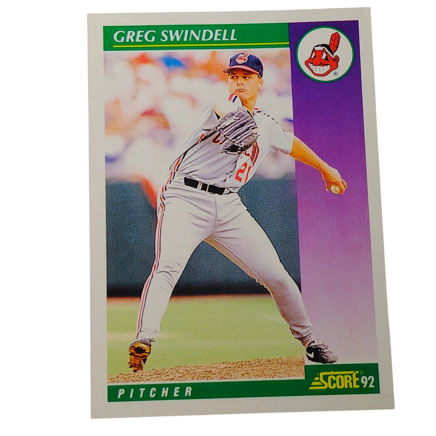 1992 Score Greg Swindell #371 Cleveland Indians LH Pitcher MLB Baseball NM