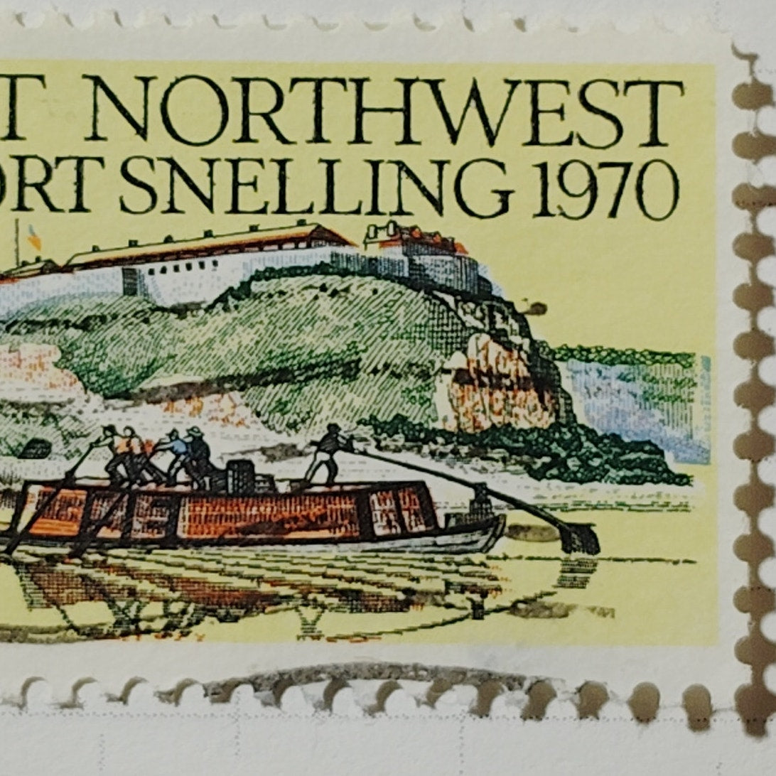 1970 US 6c Fort Snelling 150th Anniversary Stamp #1406 Used Cancelled