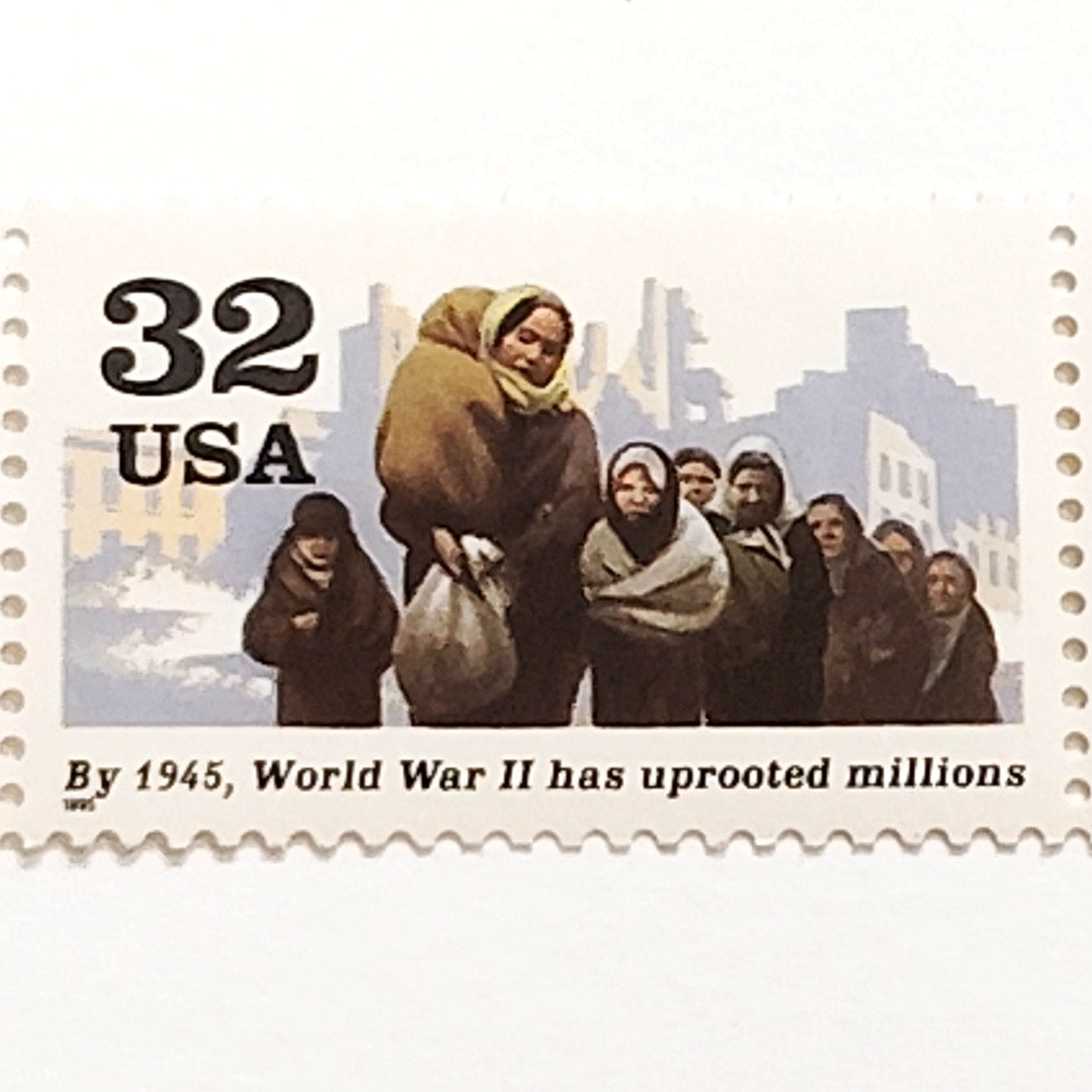 Strip of 5 – 1995 USA 32¢ WWII 50th Anniversary MNH