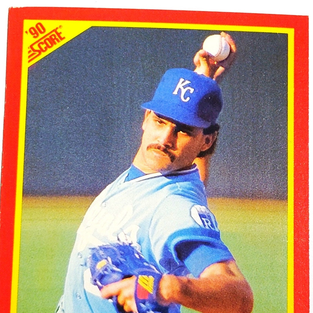 1990 Score Luis Aquino #432 Kansas City Royals Pitcher MLB Baseball EX