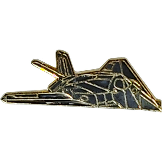 Nighthawk F-117 Aircraft, Collector's Hat, Lapel, Brooch Pin 1-1/8"W x 3/8"H
