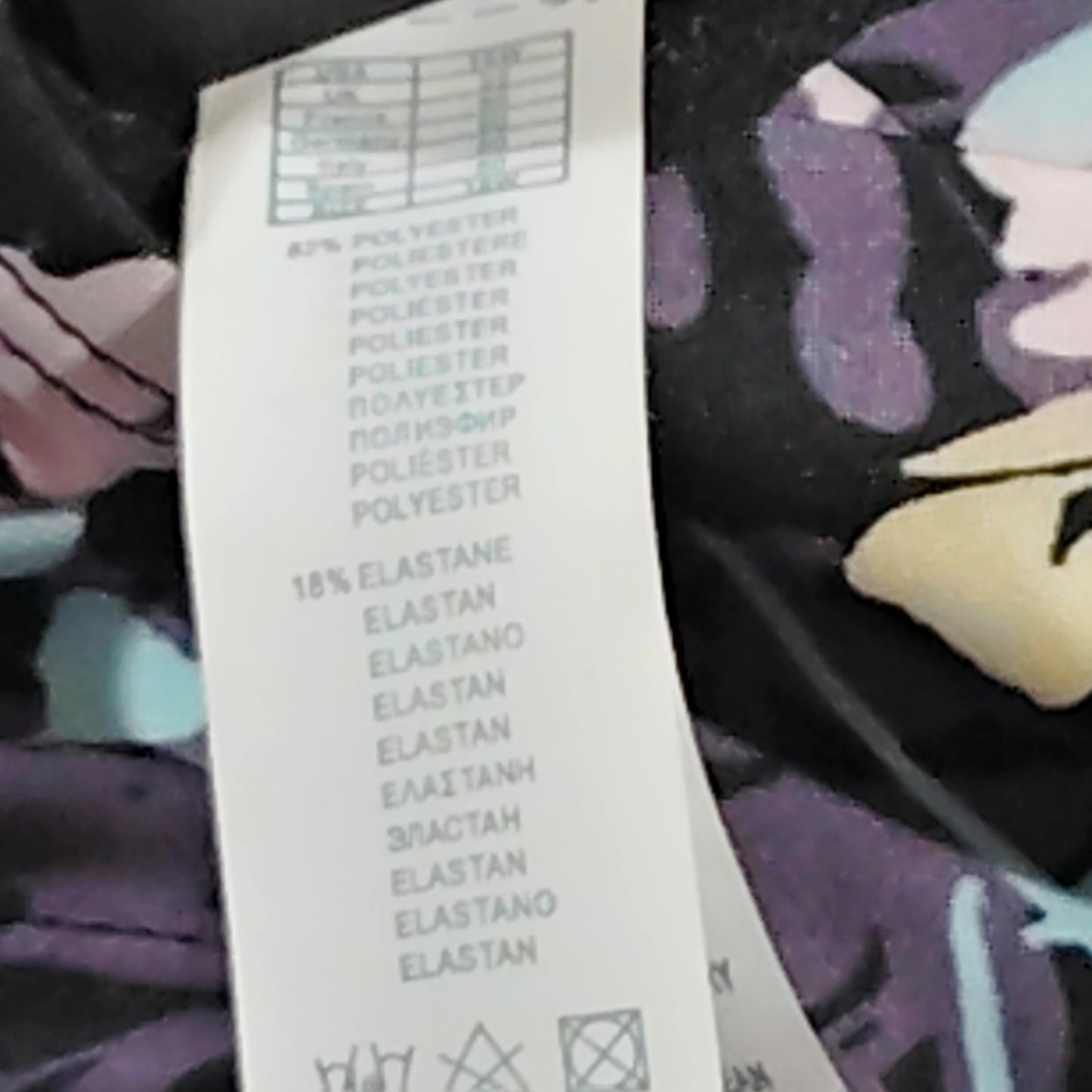 Jinxueer Women’s Plus Size Flowy Tankini Top – Blackleaf – 18W – NWT