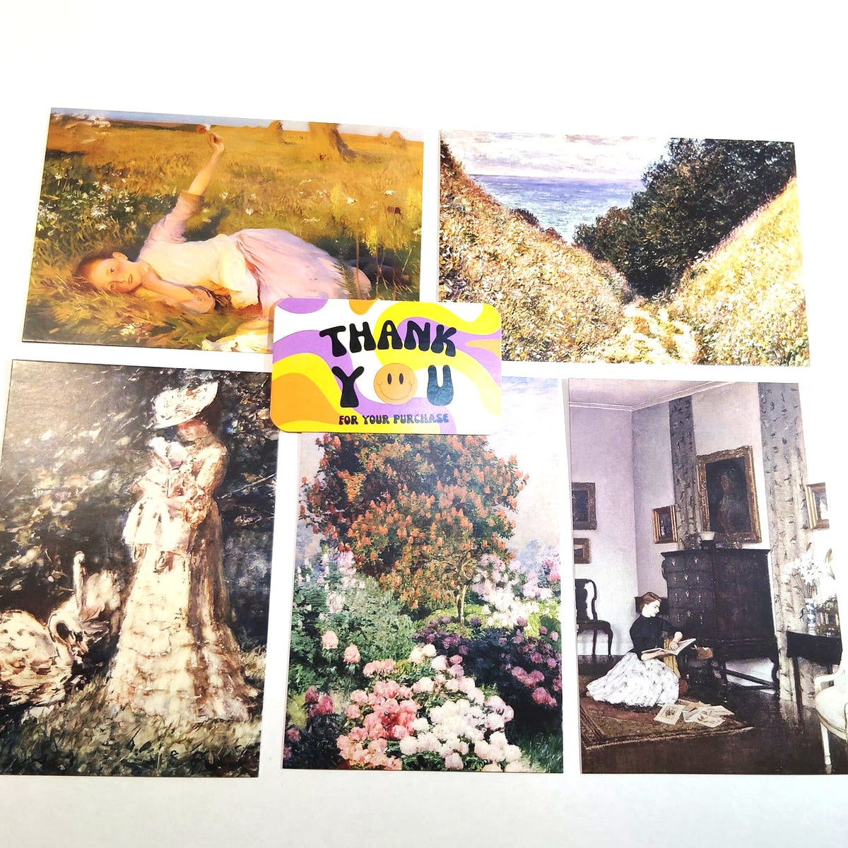 BIG4GROUP Victorian Impressionist Wall Art Print Set - Gallery Wall Decor