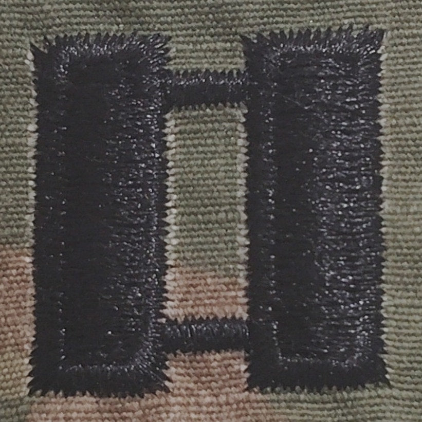 U.S. Army Captain CPT O-3 Device Patch OCP Scorpion W2, 2"×2" Hook(-N-Loop)