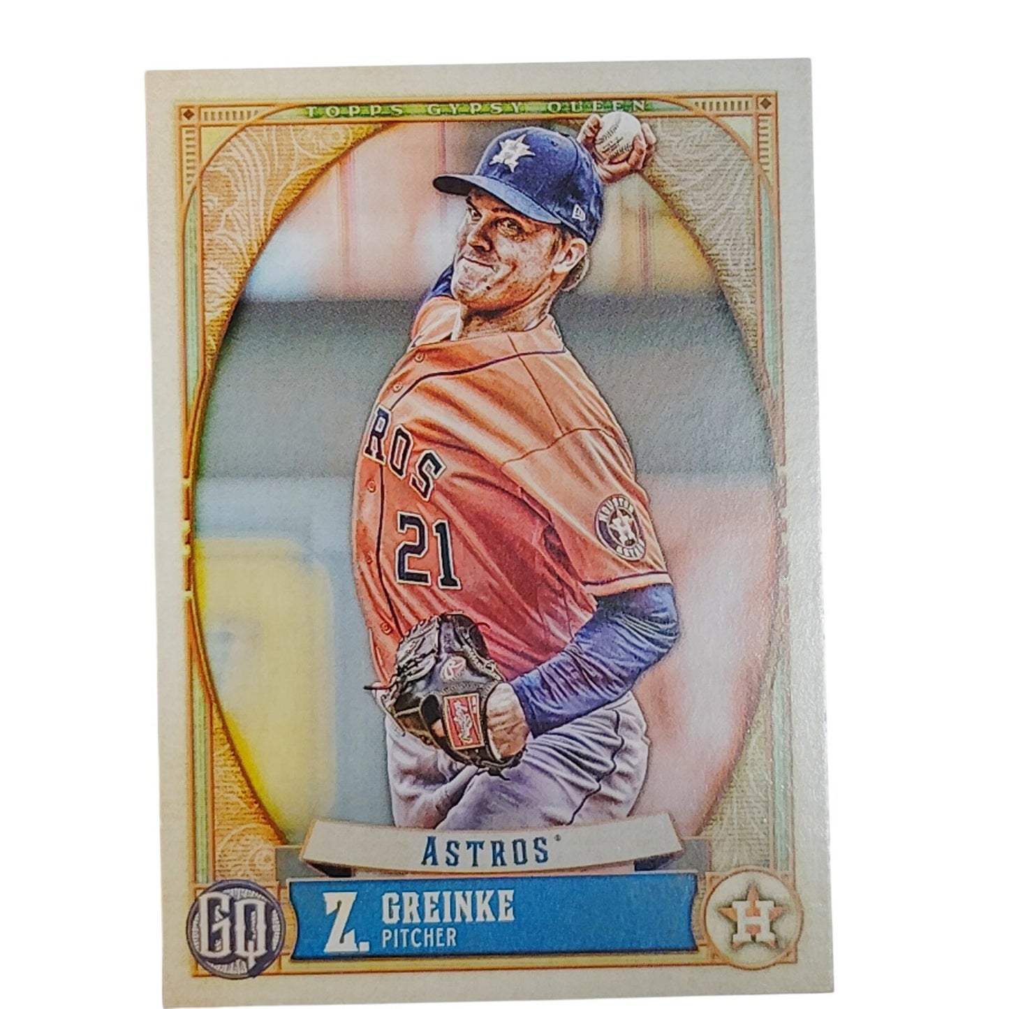 2021 Topps Gypsy Queen #197 Zack Greinke Houston Astros Pitcher - VG/EX
