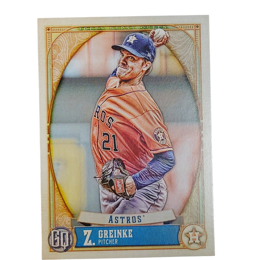2021 Topps Gypsy Queen #197 Zack Greinke Houston Astros Pitcher - VG/EX
