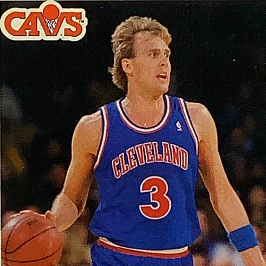 Craig Ehlo, Cleveland Cavaliers, NBA, Fleer 1990, Card 32, EX/NM
