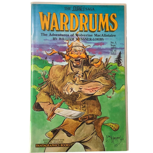Wardrums #1 The Adventures of Wolverine MacAlistaire, Aug 1987, The Journey Saga